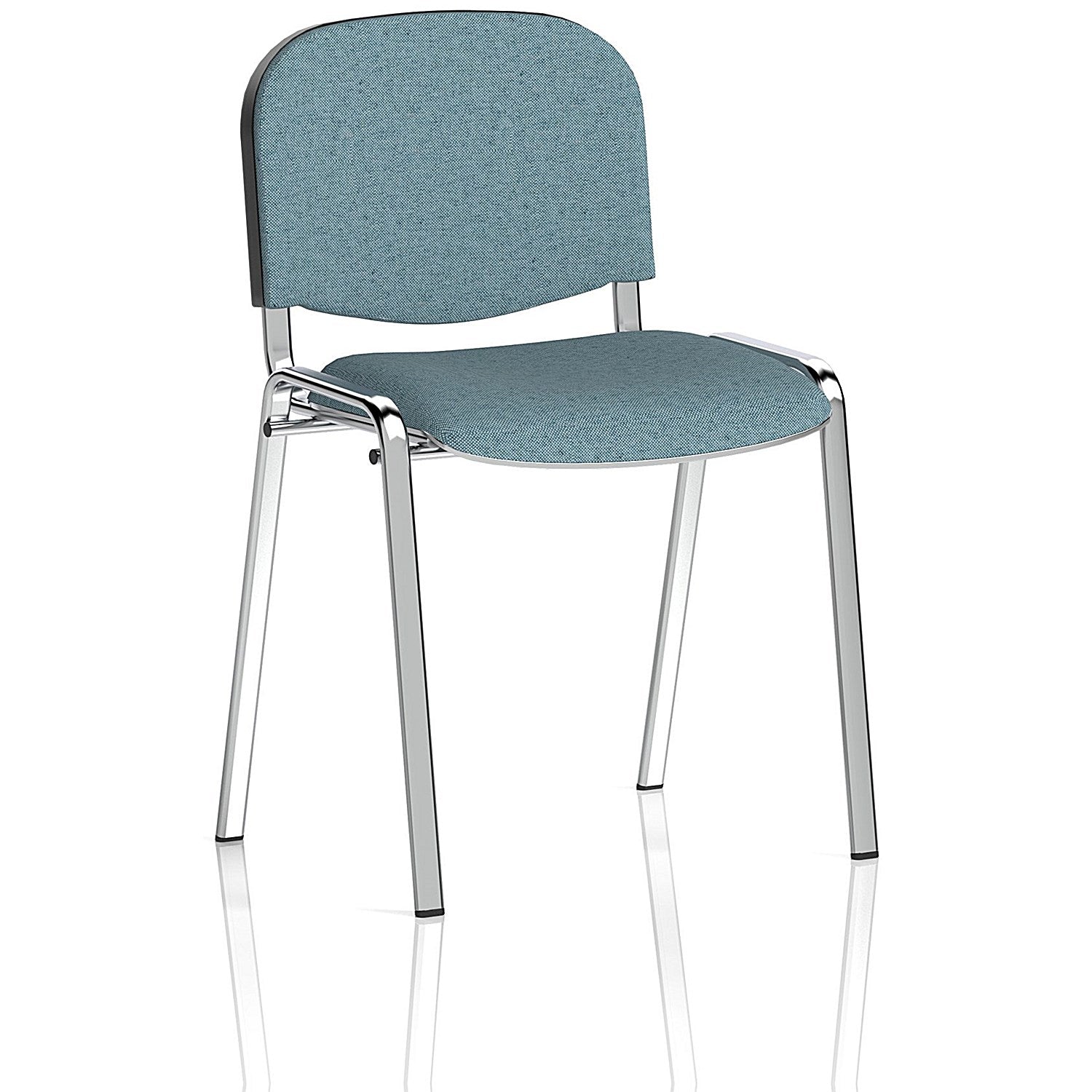 ISO Chrome Frame Stacking Chair, Rivet Quench, Pack of 4 Easy2Order : KCUP3919