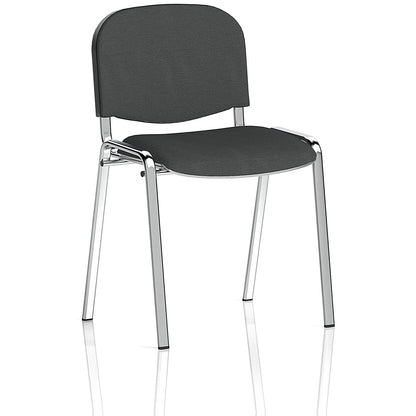 ISO Chrome Frame Stacking Chair, Quest Mussel, Pack of 4 Easy2Order : KCUP3924