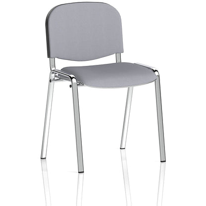 ISO Chrome Frame Stacking Chair, Quest Shell, Pack of 4 Easy2Order : KCUP3926