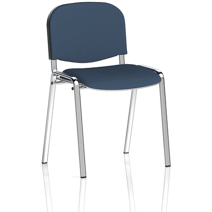 ISO Chrome Frame Stacking Chair, Quest Whelk, Pack of 4 Easy2Order : KCUP3928