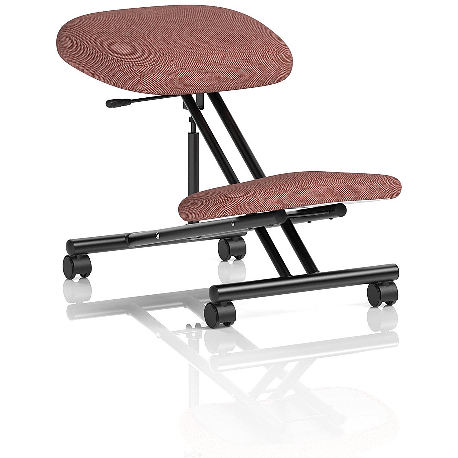Kneeling Stool, Black Frame, Rivet Forge Easy2Order : KCUP3941