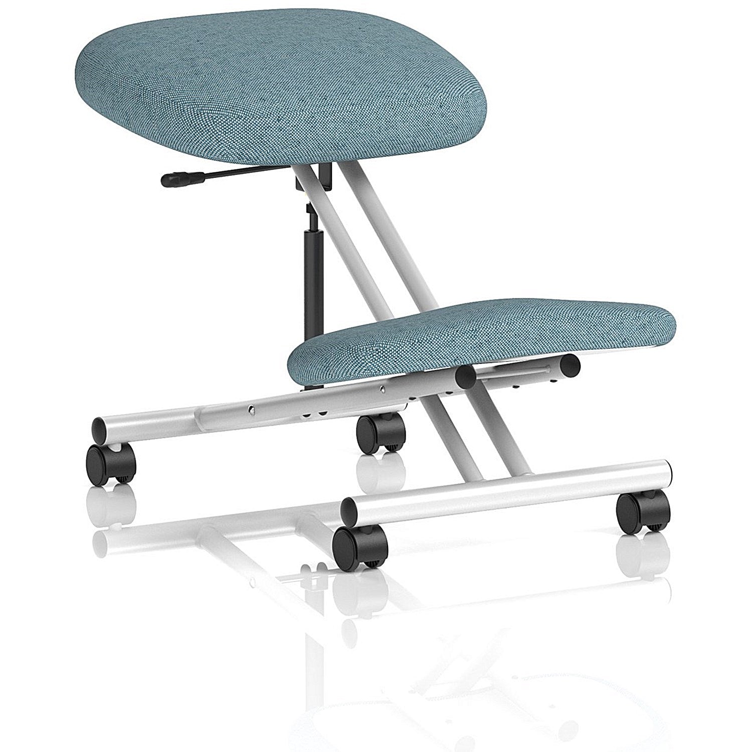 Kneeling Stool, Silver Frame, Rivet Quench Easy2Order : KCUP3955