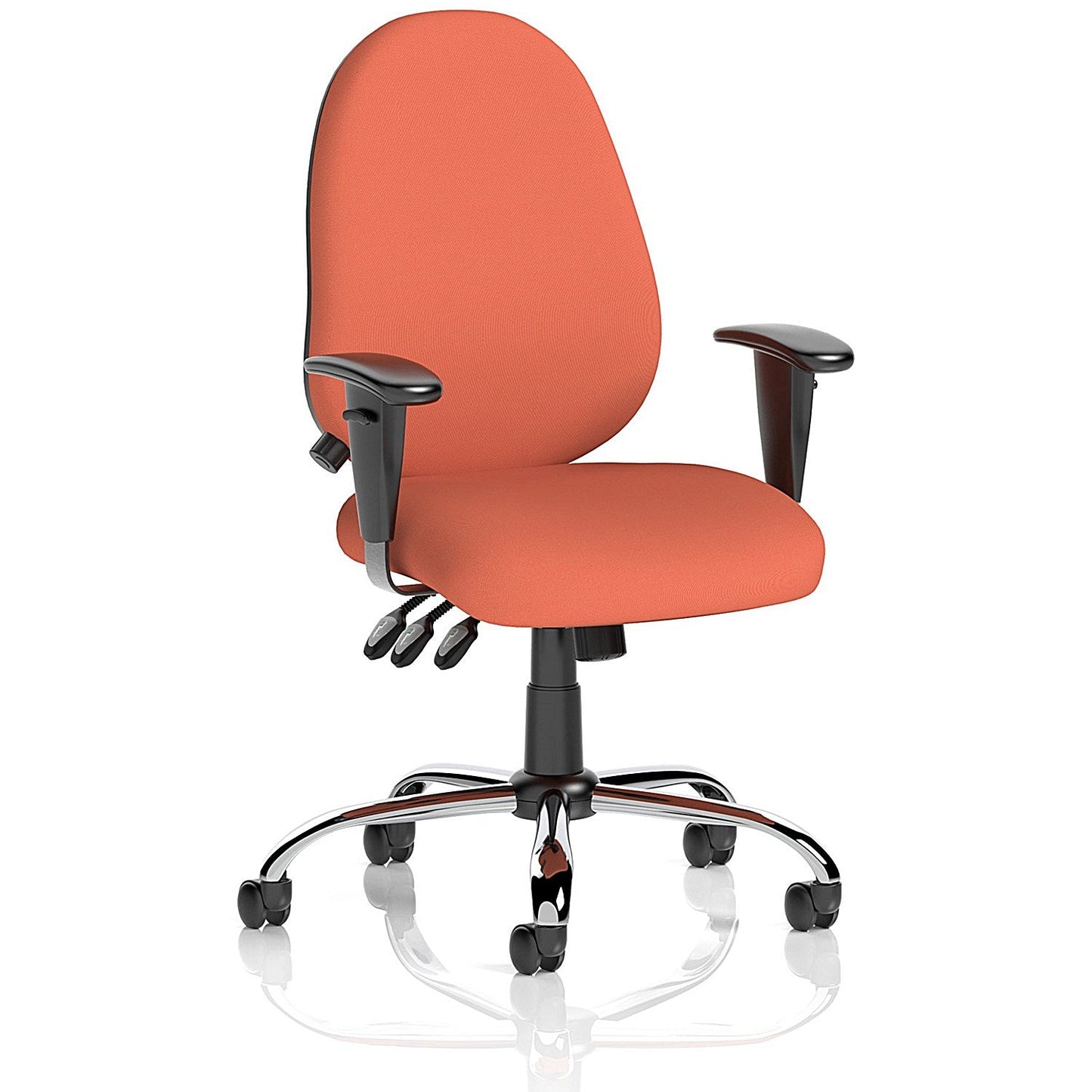 Lisbon Task Operator Chair, Height Adjustable Arms, Quest Crab Easy2Order : KCUP3969