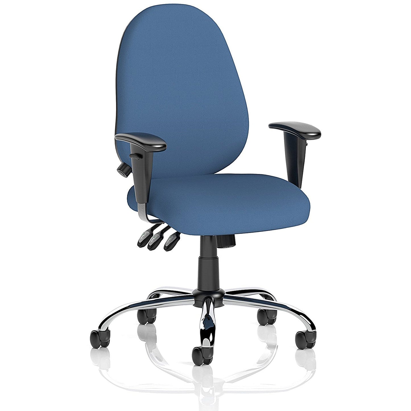 Lisbon Task Operator Chair, Height Adjustable Arms, Quest Limpet Easy2Order : KCUP3971