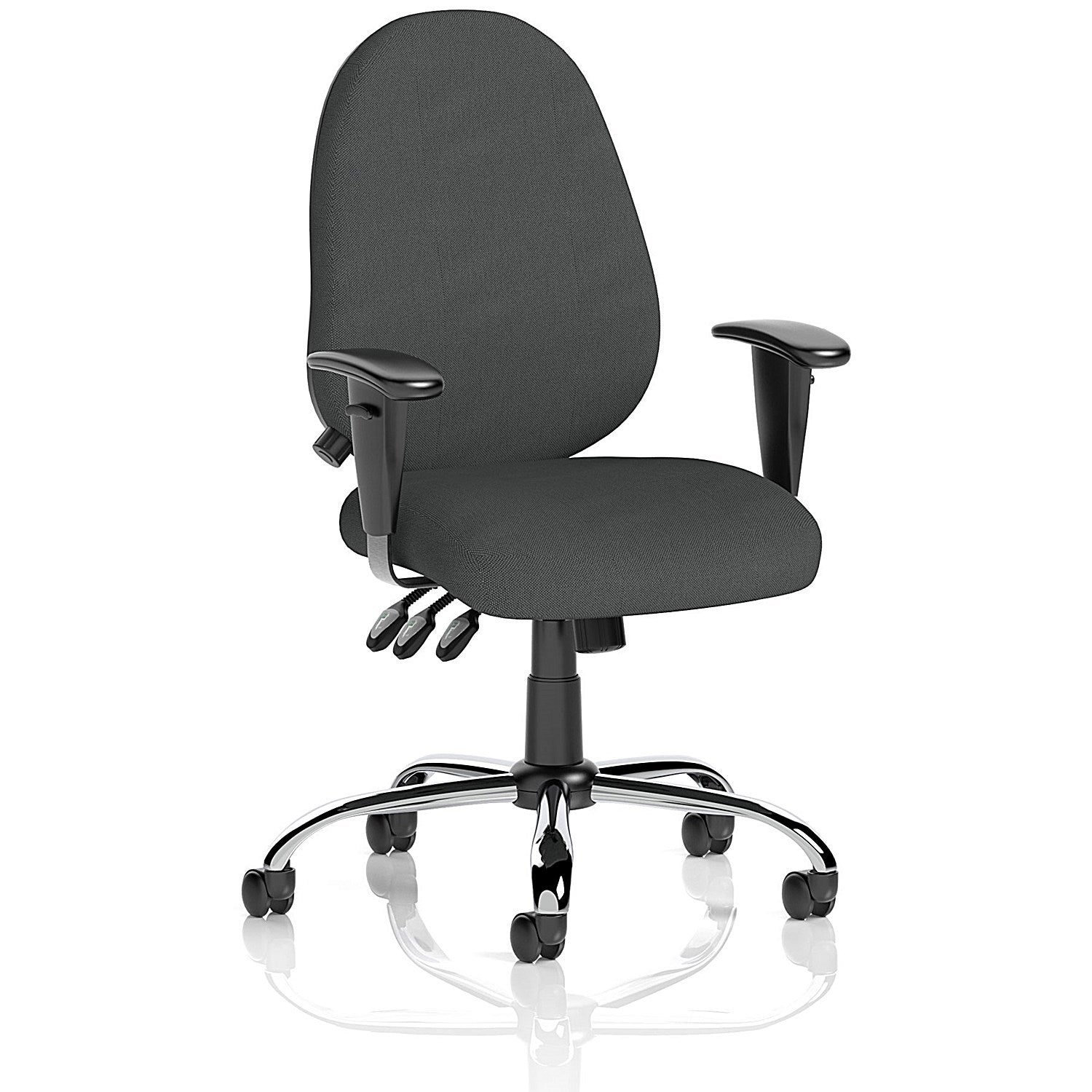 Lisbon Task Operator Chair, Height Adjustable Arms, Quest Mussel Easy2Order : KCUP3972