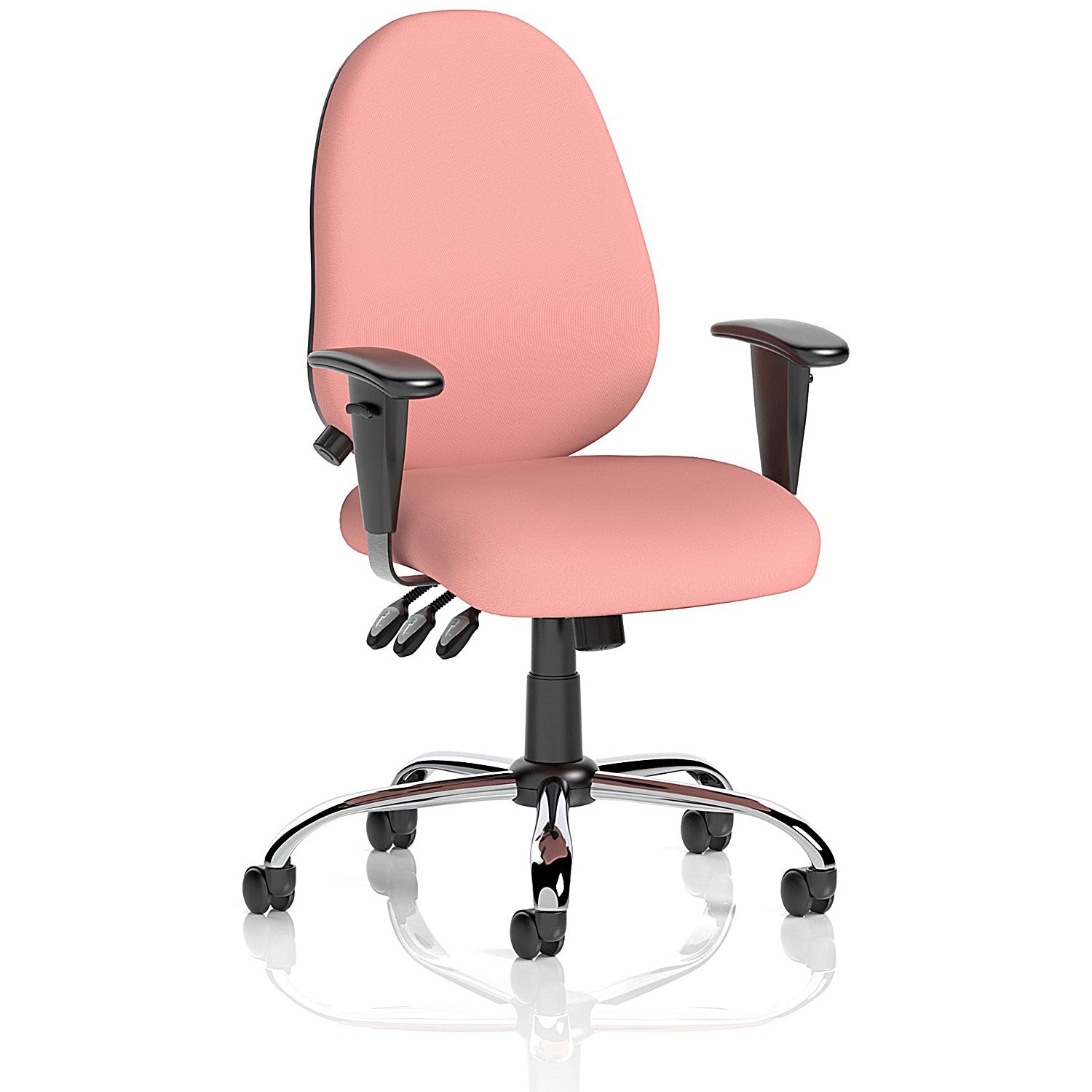 Lisbon Task Operator Chair, Height Adjustable Arms, Quest Shrimp Easy2Order : KCUP3975