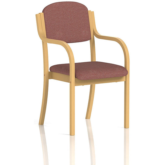 Madrid Visitor Chair, With Arms, Rivet Forge Easy2Order : KCUP3977