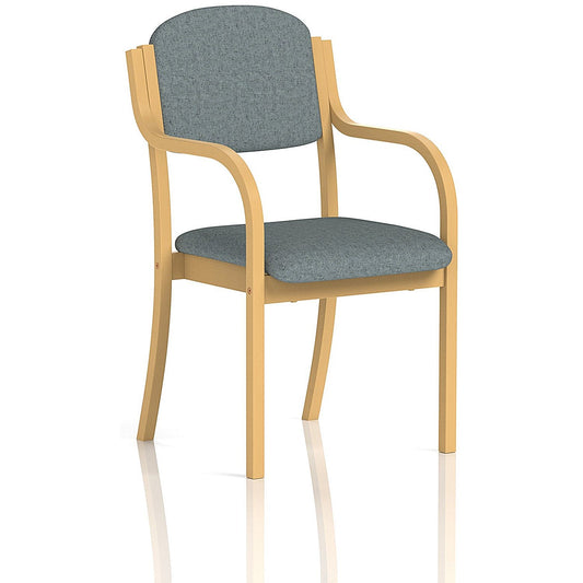 Madrid Visitor Chair, With Arms, Rivet Tensile Easy2Order : KCUP3980