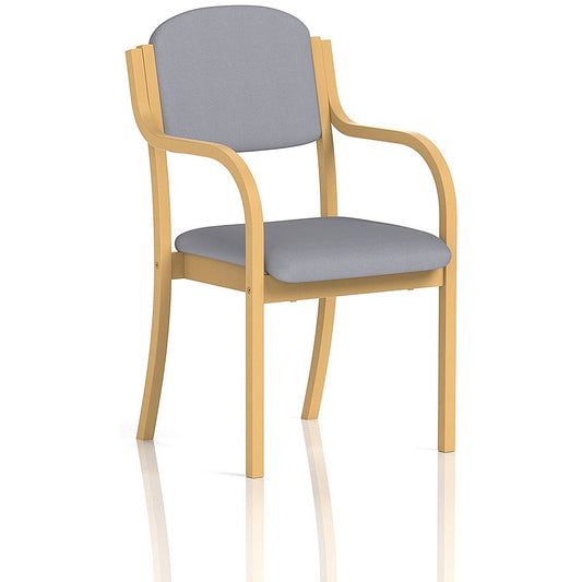 Madrid Visitor Chair, With Arms, Quest Shell Easy2Order : KCUP3986