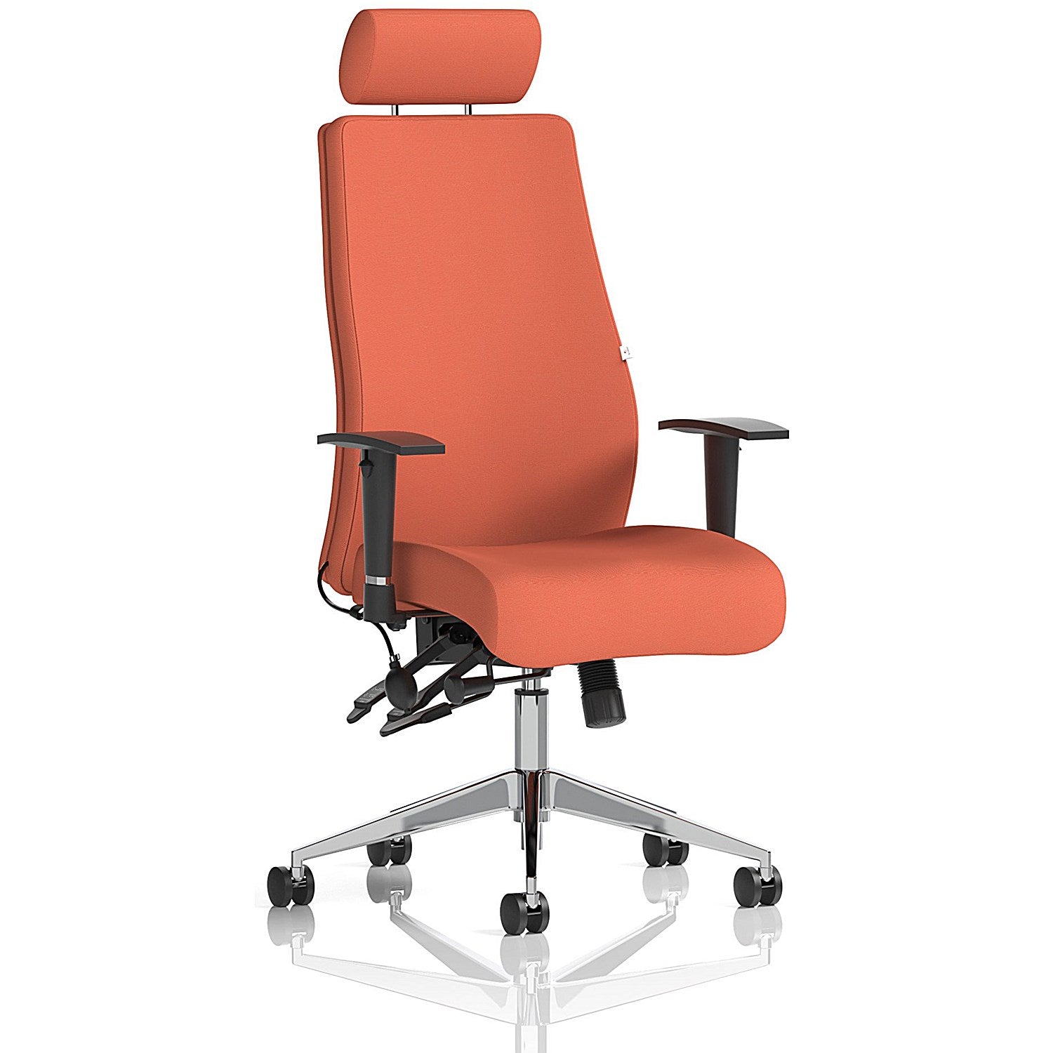 Onyx Ergo Posture Chair With Headrest, Height Adjustable Arms, Quest Crab Easy2Order : KCUP4029