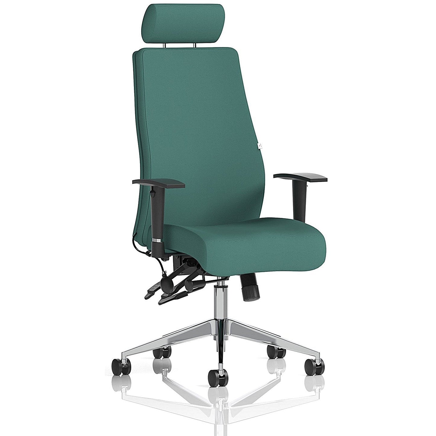 Onyx Ergo Posture Chair With Headrest, Height Adjustable Arms, Quest Kelp Easy2Order : KCUP4030