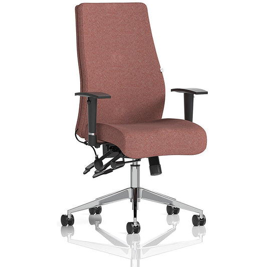 Onyx Ergo Posture Chair, Height Adjustable Arms, Rivet Forge Easy2Order : KCUP4049