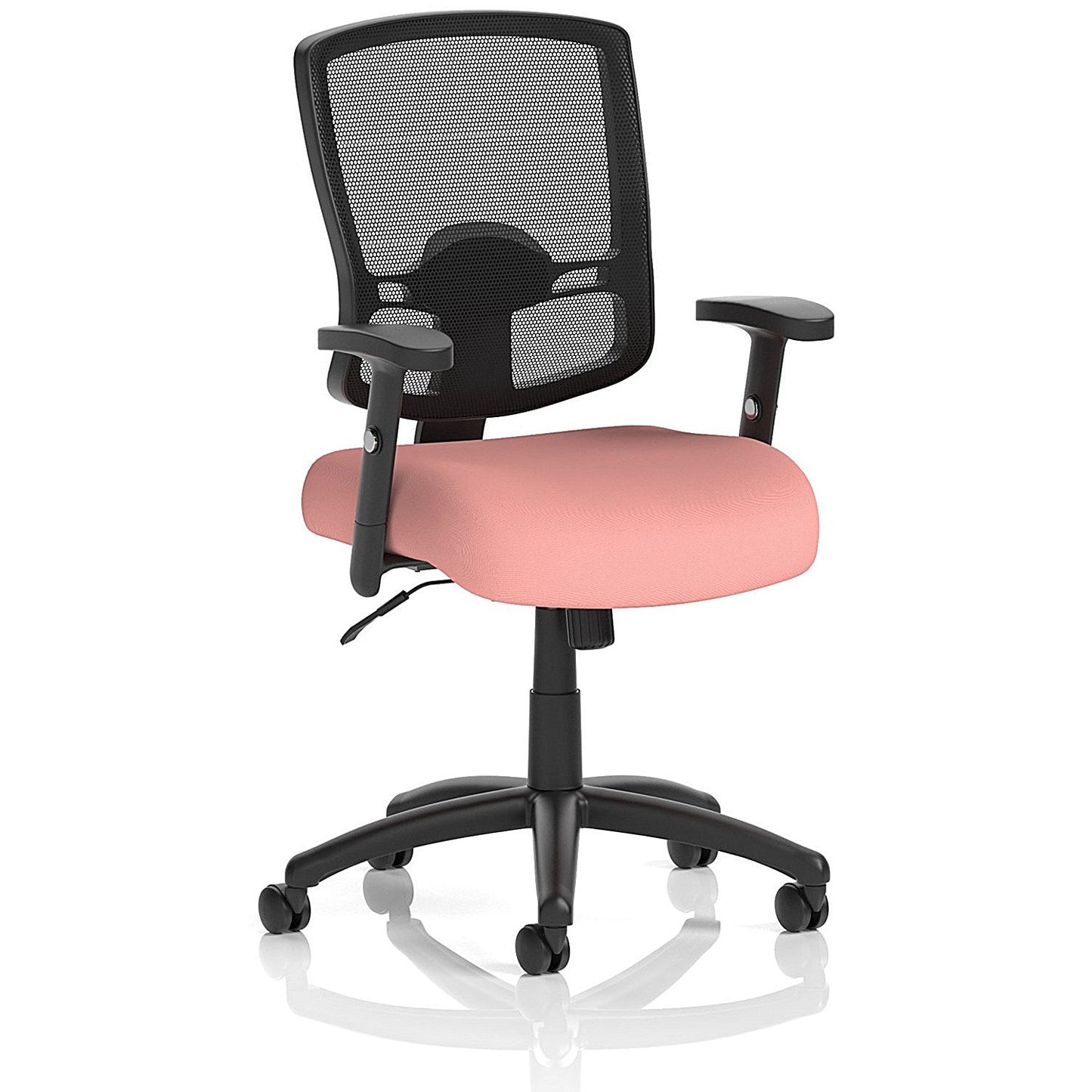 Portland Mesh Back Task Operator Chair, Height Adjustable Arms, Quest Shrimp Easy2Order : KCUP4119