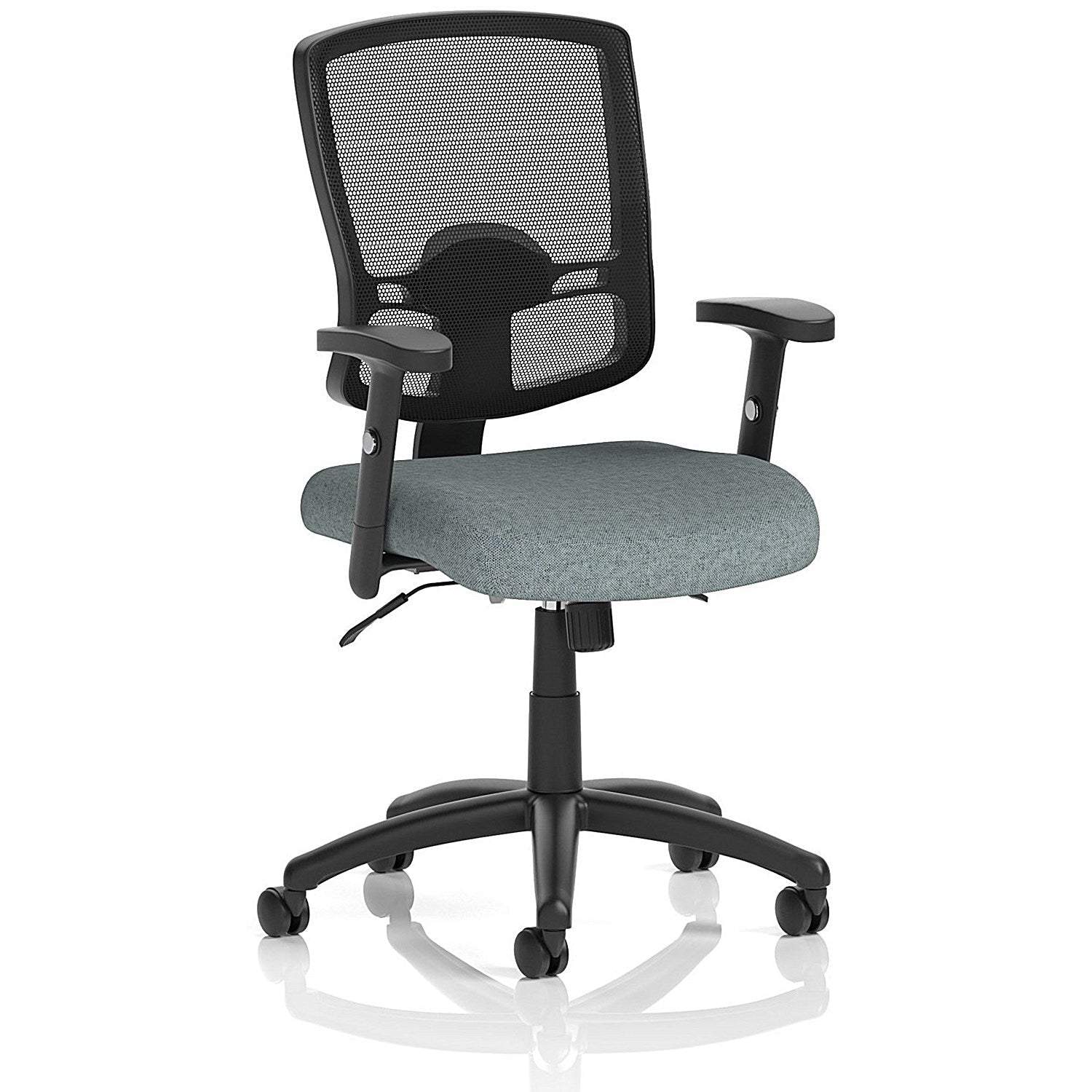 Portland II Mesh Back Chair, Height Adjustable Arms, Rivet Tensile Easy2Order : KCUP4124