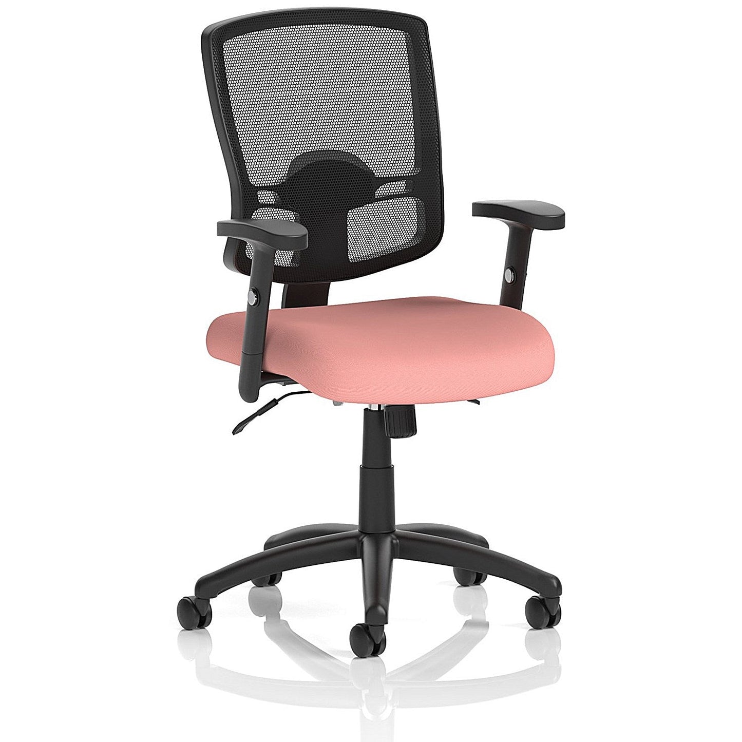 Portland II Mesh Back Chair, Height Adjustable Arms, Quest Shrimp Easy2Order : KCUP4131