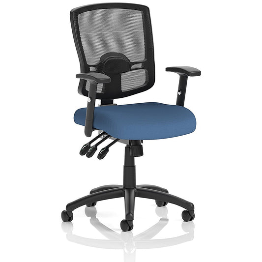 Portland III Mesh Back Chair, Height Adjustable Arms, Quest Limpet Easy2Order : KCUP4139