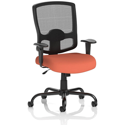 Portland HD Mesh Back Chair, Height Adjustable Arms, Quest Crab Easy2Order : KCUP4149