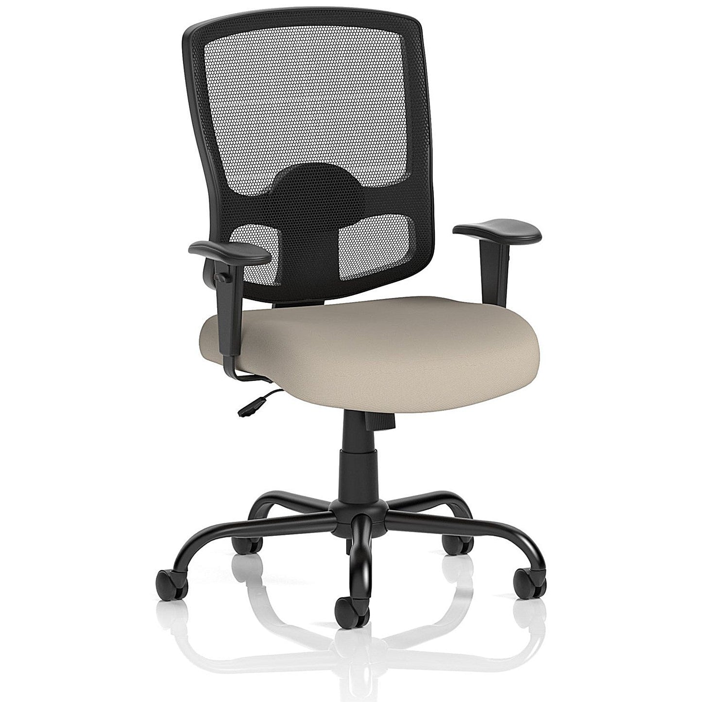 Portland HD Mesh Back Chair, Height Adjustable Arms, Quest Salt Easy2Order : KCUP4153