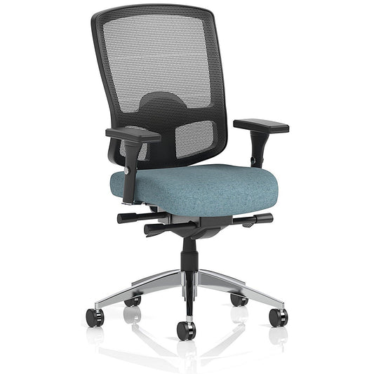 Regent High Mesh Back Ergonomic Task Operator Chair, Height Adjustable Arms, Rivet Quench Easy2Order : KCUP4159