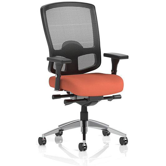 Regent High Mesh Back Ergonomic Task Operator Chair, Height Adjustable Arms, Quest Crab Easy2Order : KCUP4161