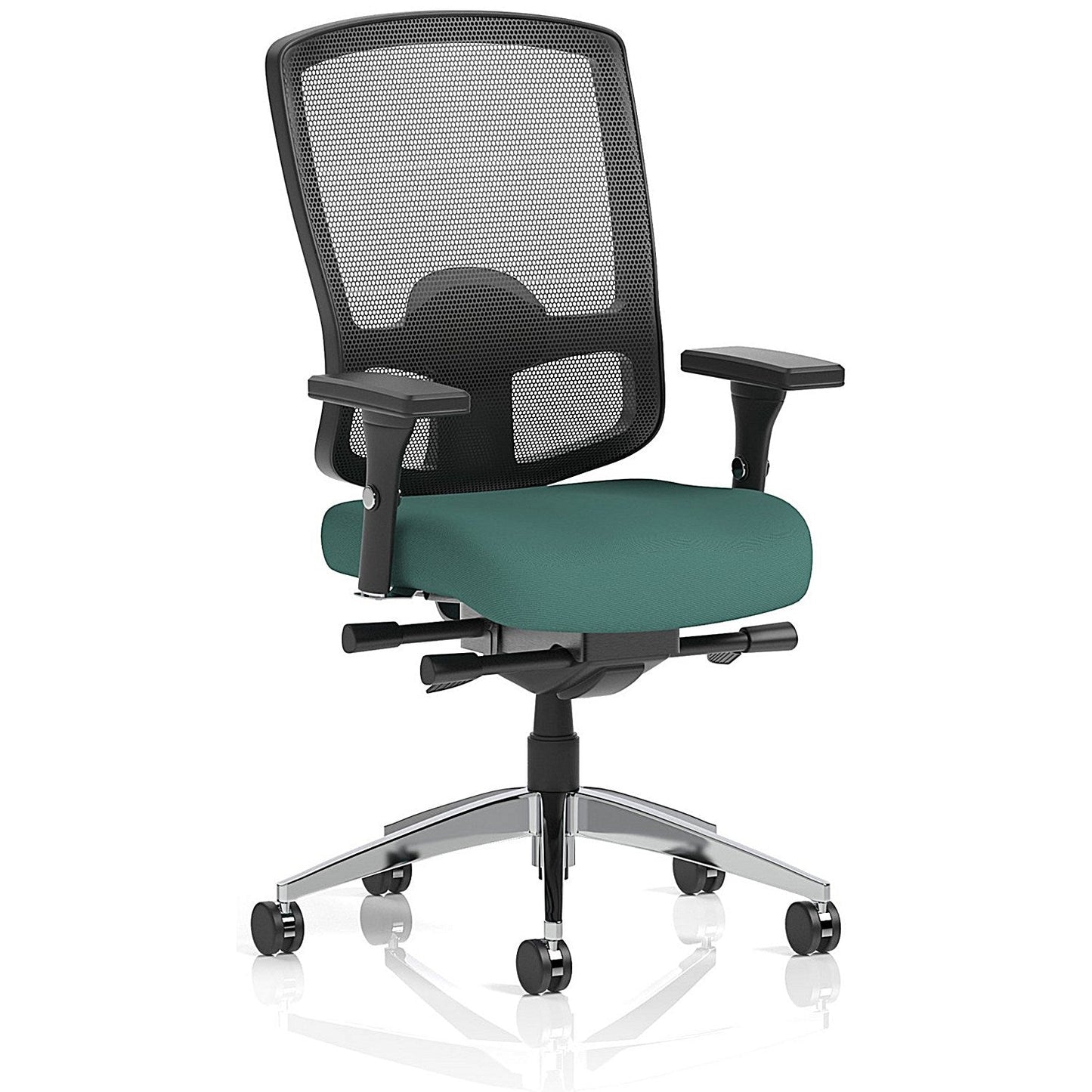 Regent High Mesh Back Ergonomic Task Operator Chair, Height Adjustable Arms, Quest Kelp Easy2Order : KCUP4162