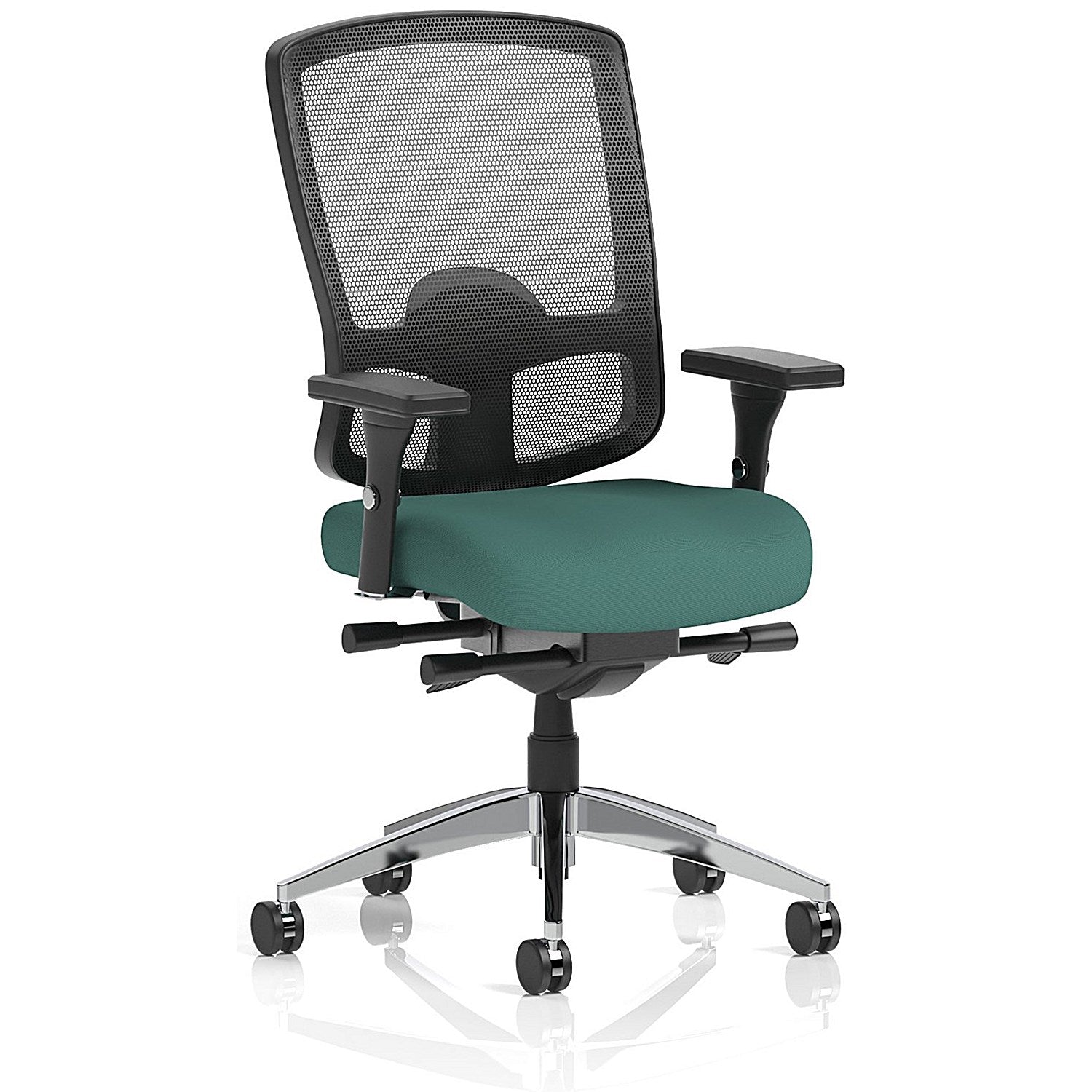 Regent High Mesh Back Ergonomic Task Operator Chair, Height Adjustable Arms, Quest Kelp Easy2Order : KCUP4162