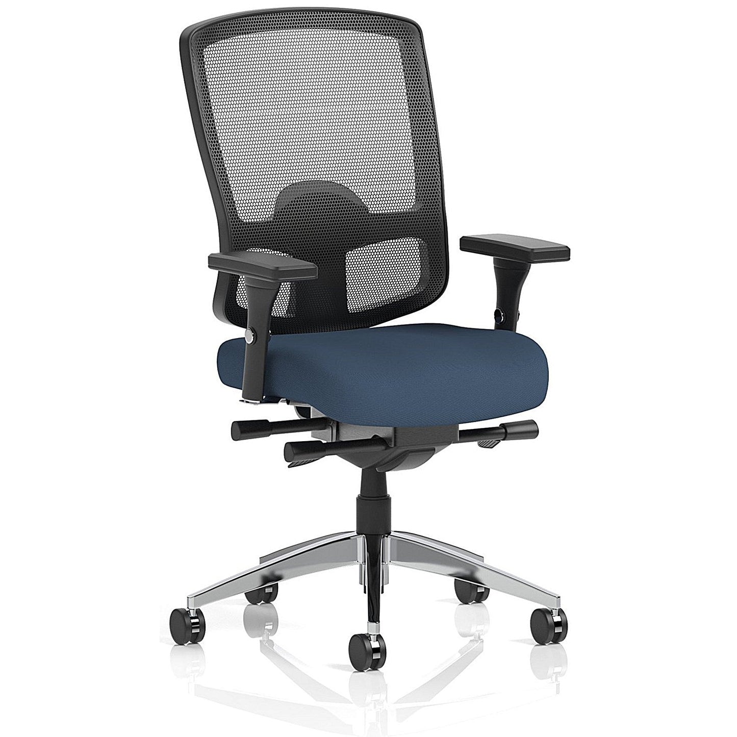 Regent High Mesh Back Ergonomic Task Operator Chair, Height Adjustable Arms, Quest Whelk Easy2Order : KCUP4168