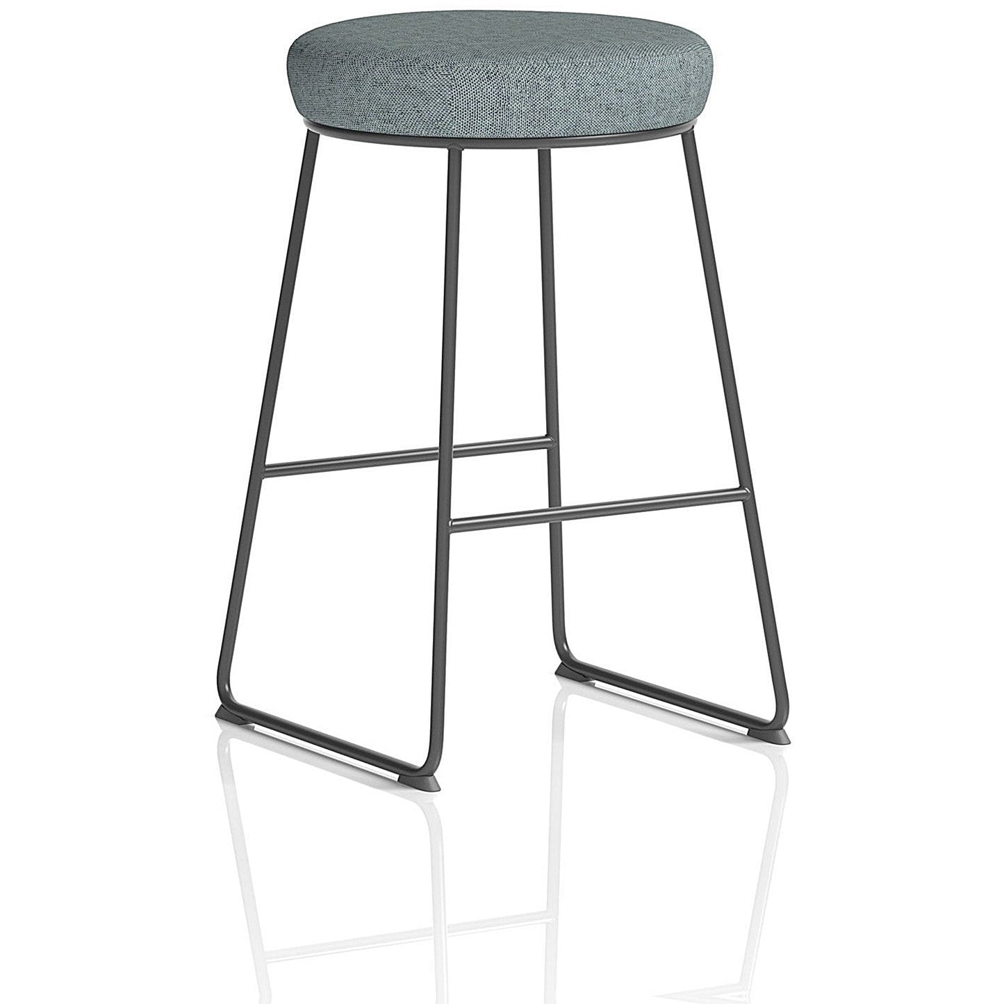 Turin Stool, Black Frame,Rivet Tensile Seat Pad Easy2Order : KCUP4292