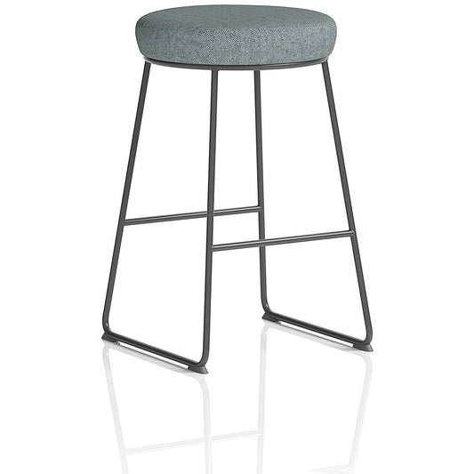 Turin Stool, Black Frame,Rivet Tensile Seat Pad Easy2Order : KCUP4292