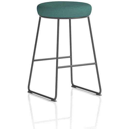 Turin Stool, Black Frame, Quest Kelp Seat Pad Easy2Order : KCUP4294