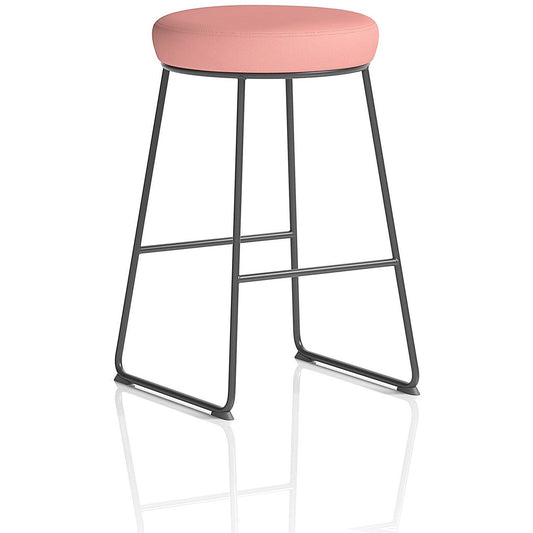 Turin Stool, Black Frame, Quest Shrimp Seat Pad Easy2Order : KCUP4299