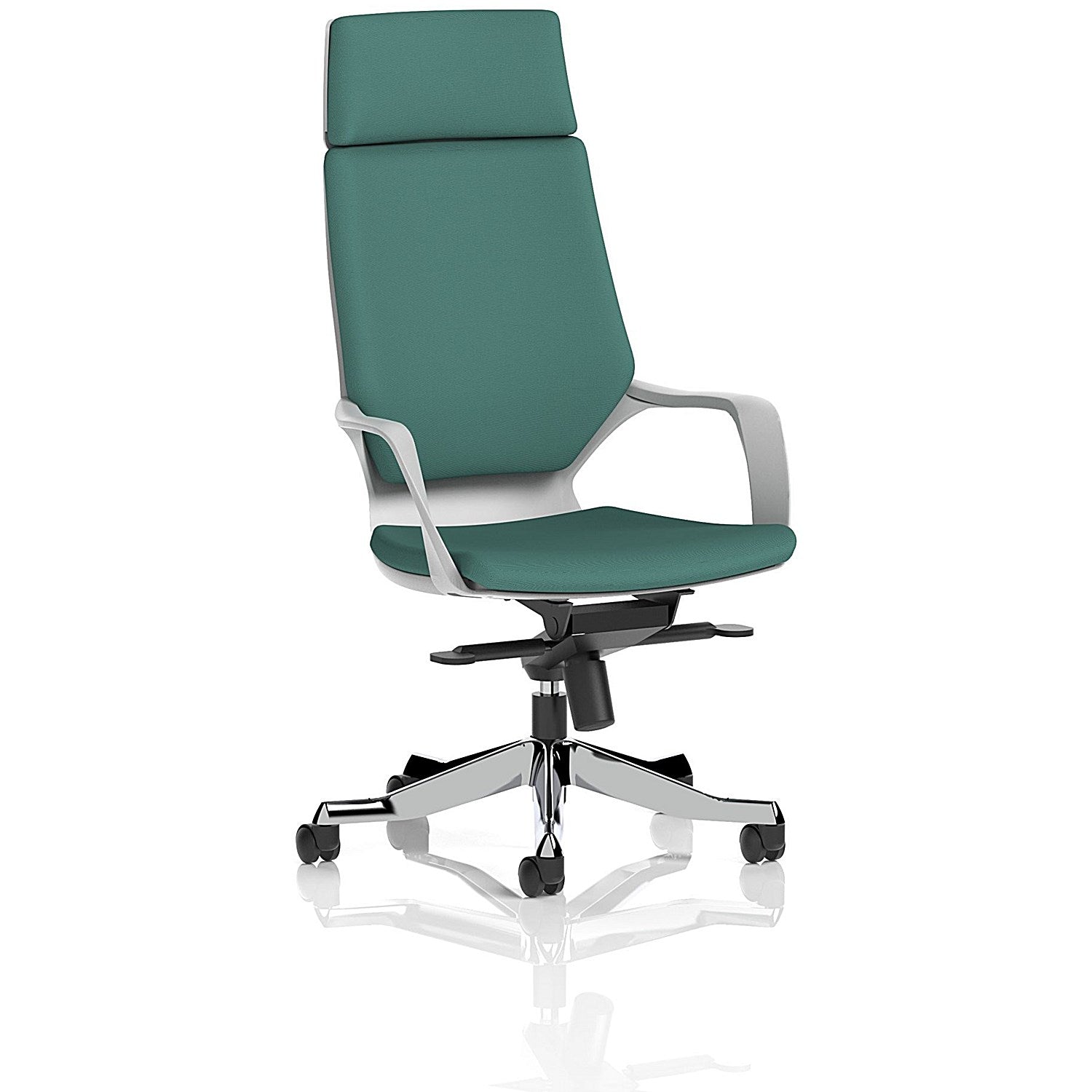 Xenon Executive High Back Chair With Headrest, Fixed Height Arms, Quest Kelp Easy2Order : KCUP4306