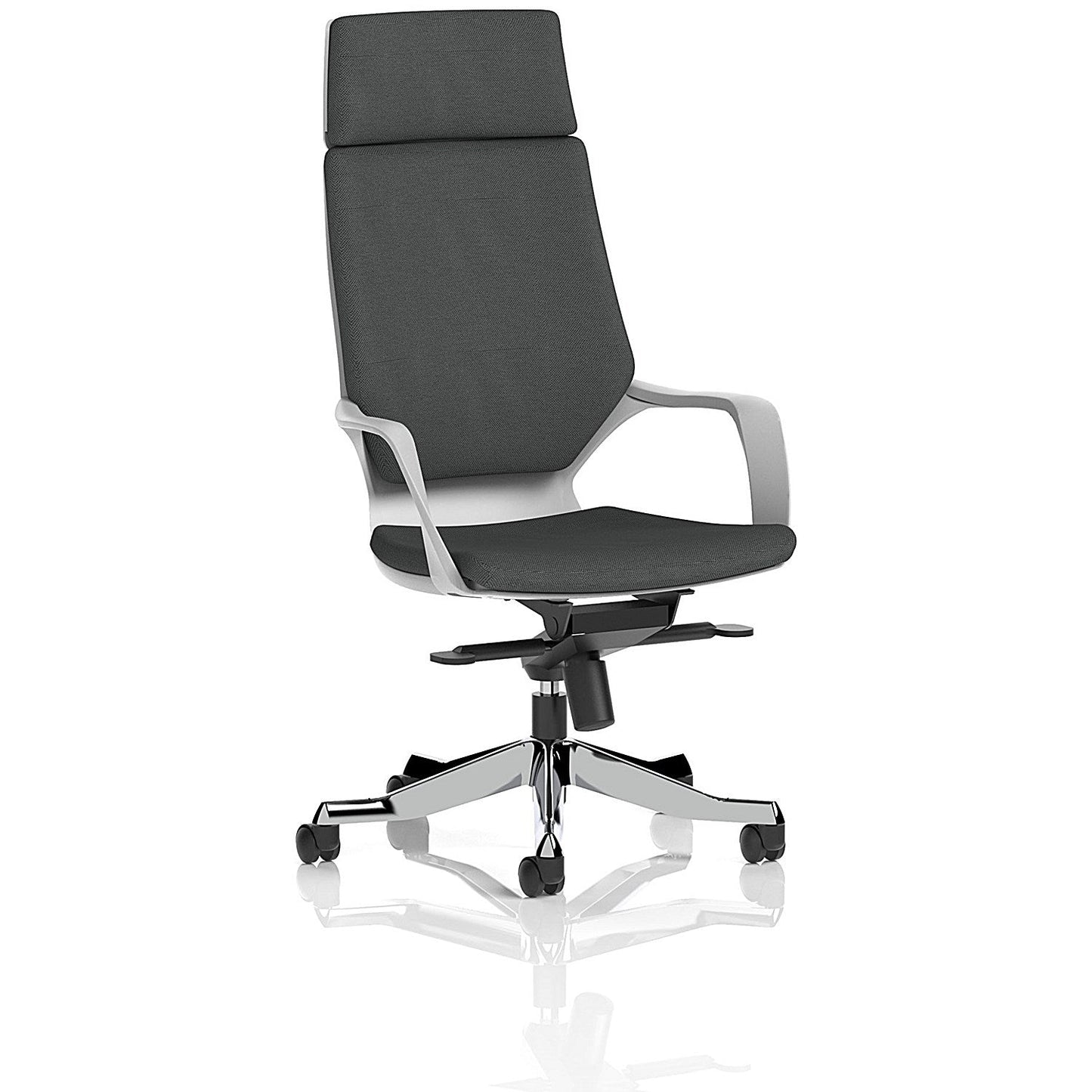 Xenon Executive High Back Chair With Headrest, Fixed Height Arms, Quest Mussel Easy2Order : KCUP4308