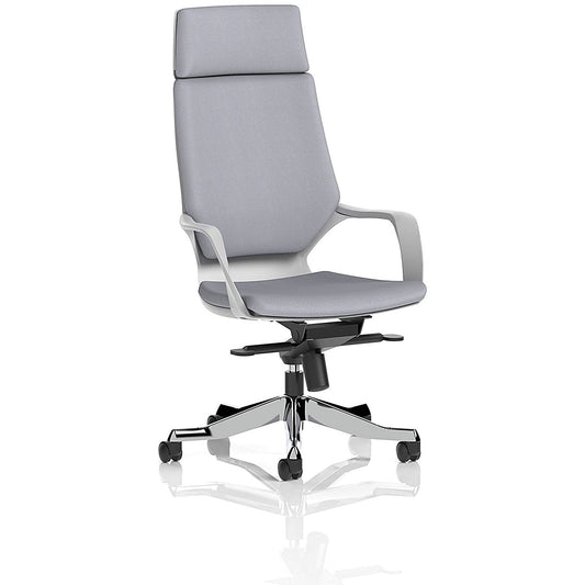 Xenon Executive High Back Chair With Headrest, Fixed Height Arms, Quest Shell Easy2Order : KCUP4310