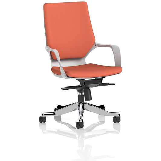Xenon Executive Medium Back Chair, Fixed Height Arms, Quest Crab Easy2Order : KCUP4317