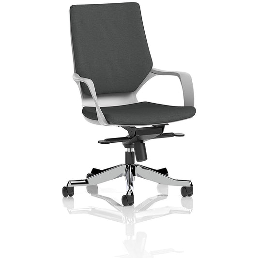 Xenon Executive Medium Back Chair, Fixed Height Arms, Quest Mussel Easy2Order : KCUP4320
