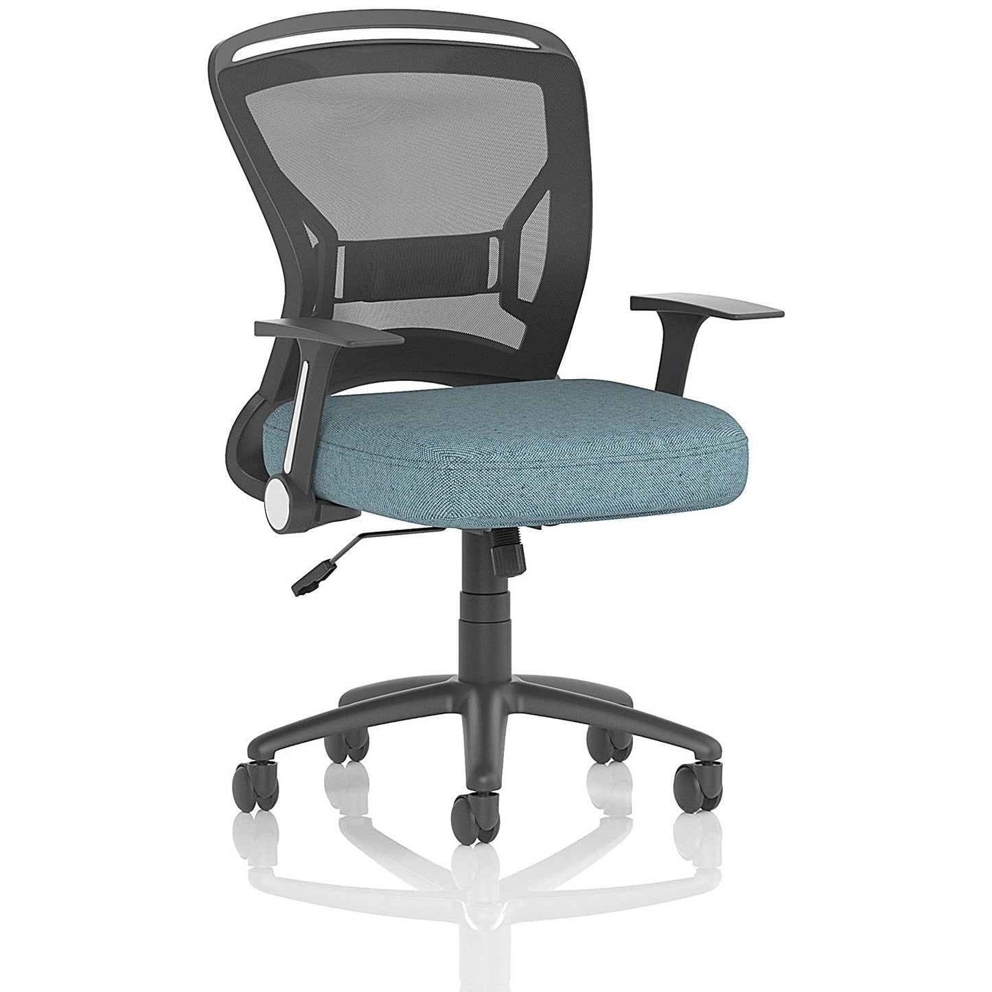 Zeus Mesh Back Task Operator Chair, Folding Arms, Rivet Quench Easy2Order : KCUP4339