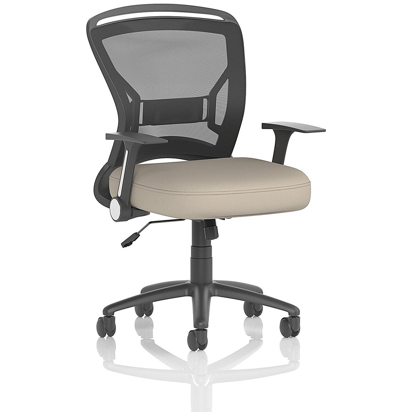 Zeus Mesh Back Task Operator Chair, Folding Arms, Quest Salt Easy2Order : KCUP4345