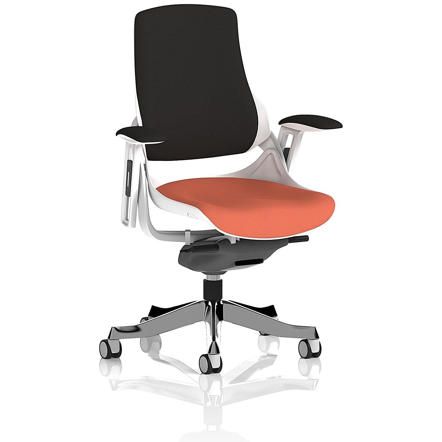Zure Black Back Executive Chair, Height Adjustable Arms, Quest Crab Easy2Order : KCUP4365
