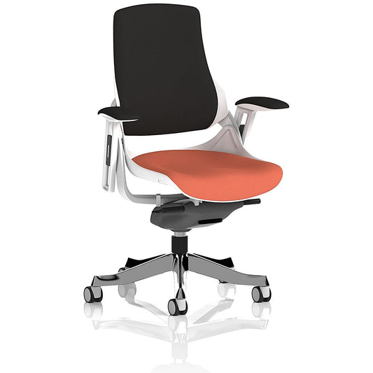 Zure Black Back Executive Chair, Height Adjustable Arms, Quest Crab Easy2Order : KCUP4365