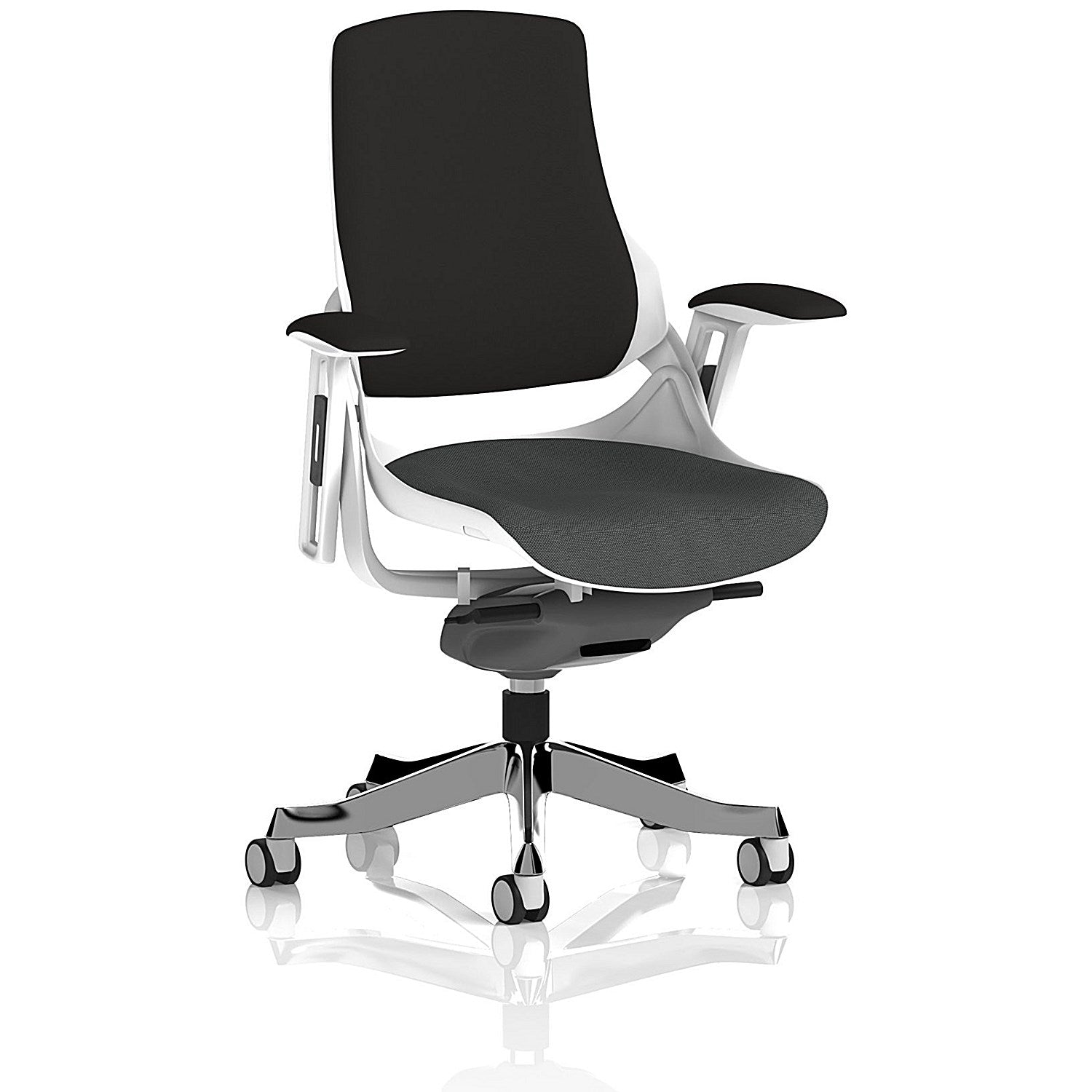 Zure Black Back Executive Chair, Height Adjustable Arms, Quest Mussel Easy2Order : KCUP4368