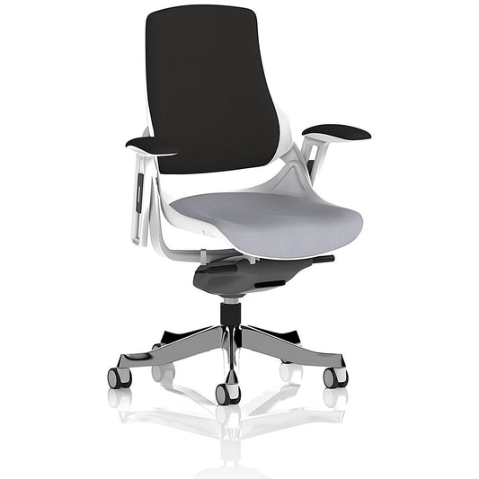 Zure Black Back Executive Chair, Height Adjustable Arms, Quest Shell Easy2Order : KCUP4370