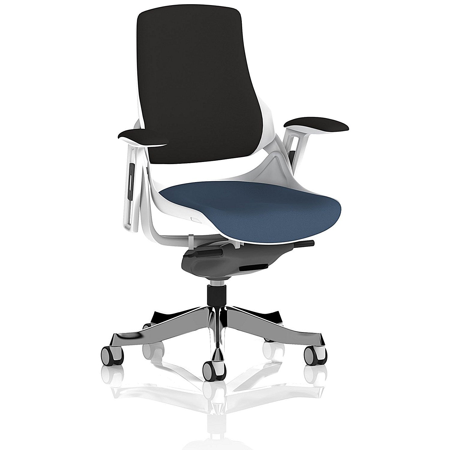 Zure Black Back Executive Chair, Height Adjustable Arms, Quest Whelk Easy2Order : KCUP4372