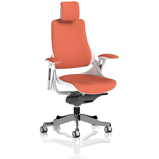 Zure Executive Chair With Headrest, Height Adjustable Arms, Quest Crab Easy2Order : KCUP4377