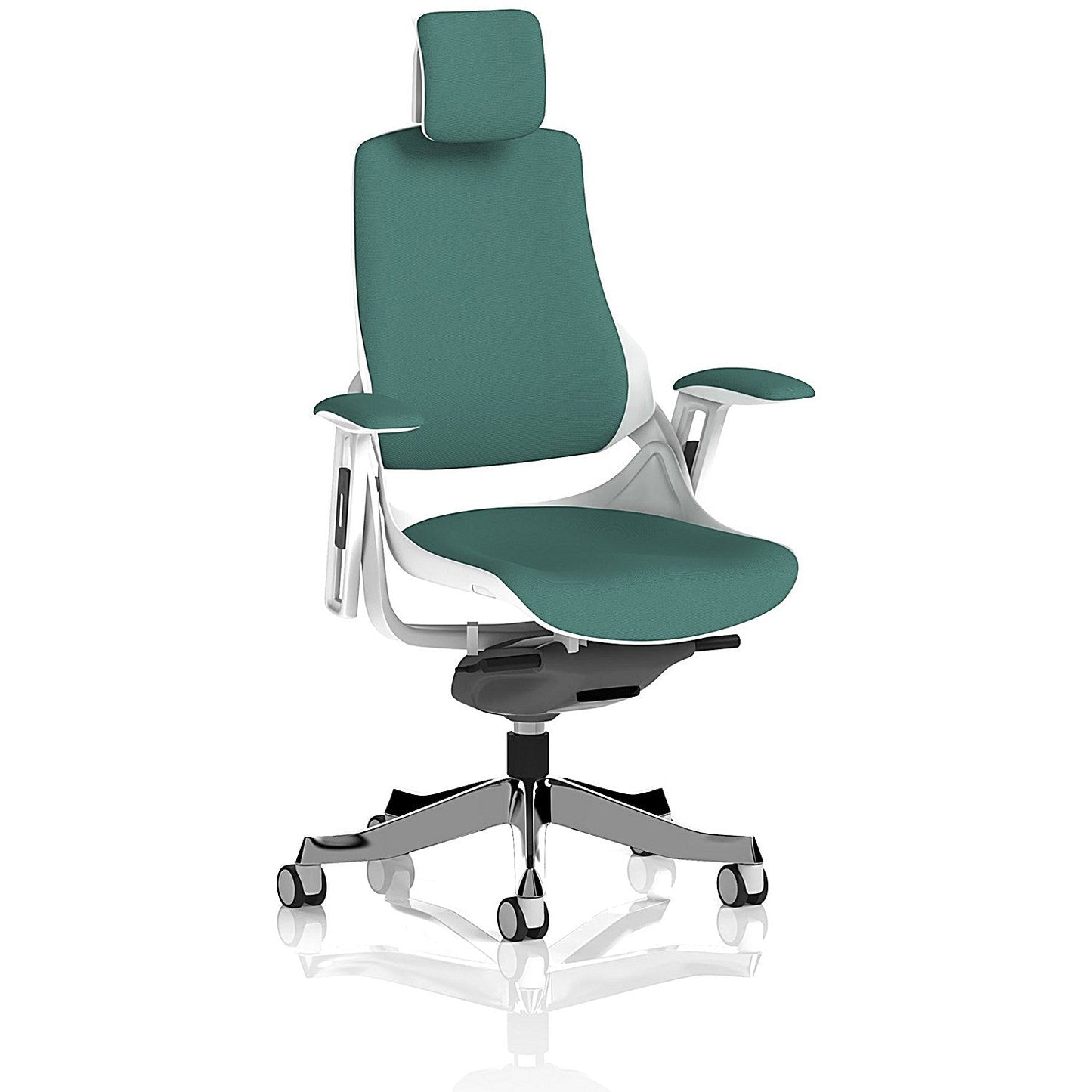 Zure Executive Chair With Headrest, Height Adjustable Arms, Quest Kelp Easy2Order : KCUP4378