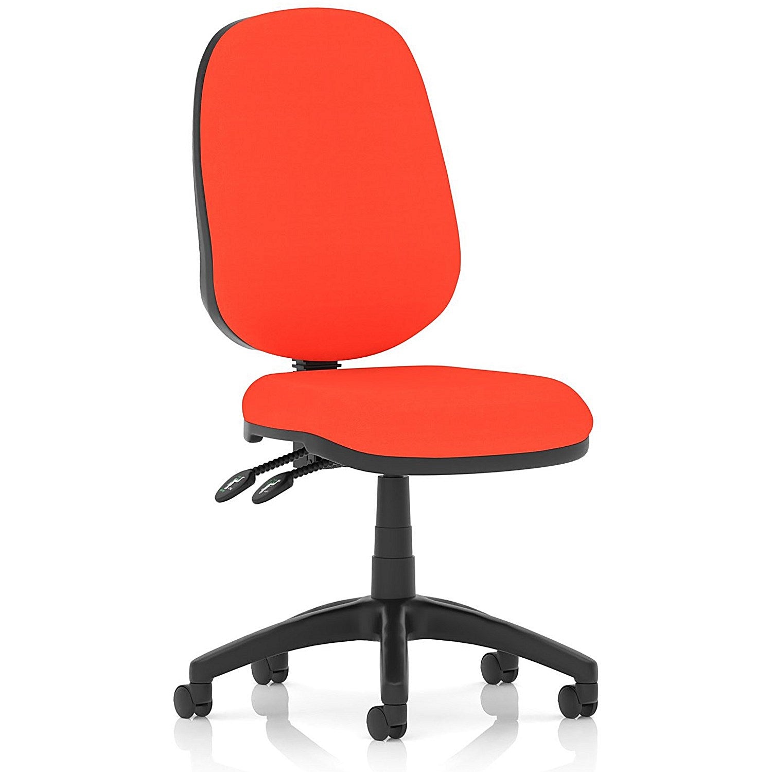 Luna II Lever Task Operator Chair, Tabasco Orange Easy2Order : KCUP4391