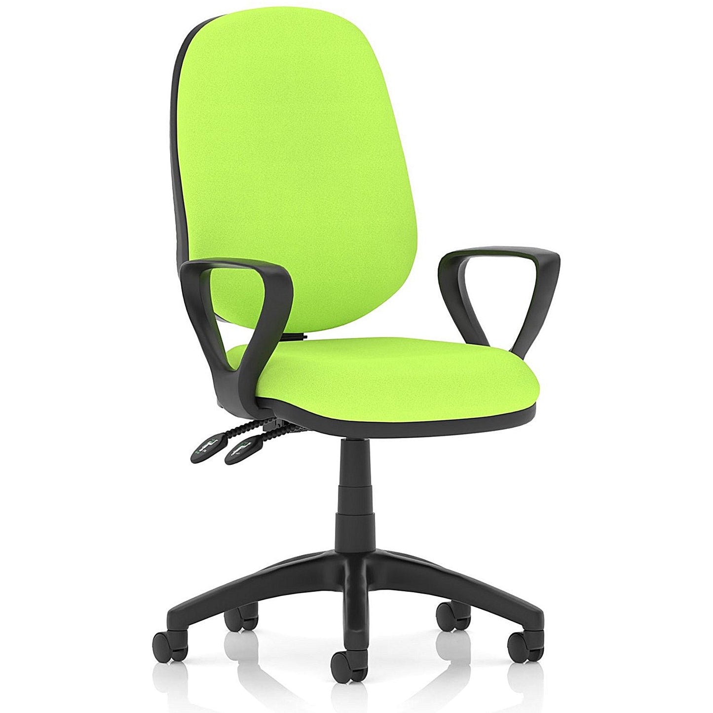 Luna II Lever Task Operator Chair, With Fixed Height Arms, Myrrh Green Easy2Order : KCUP4396