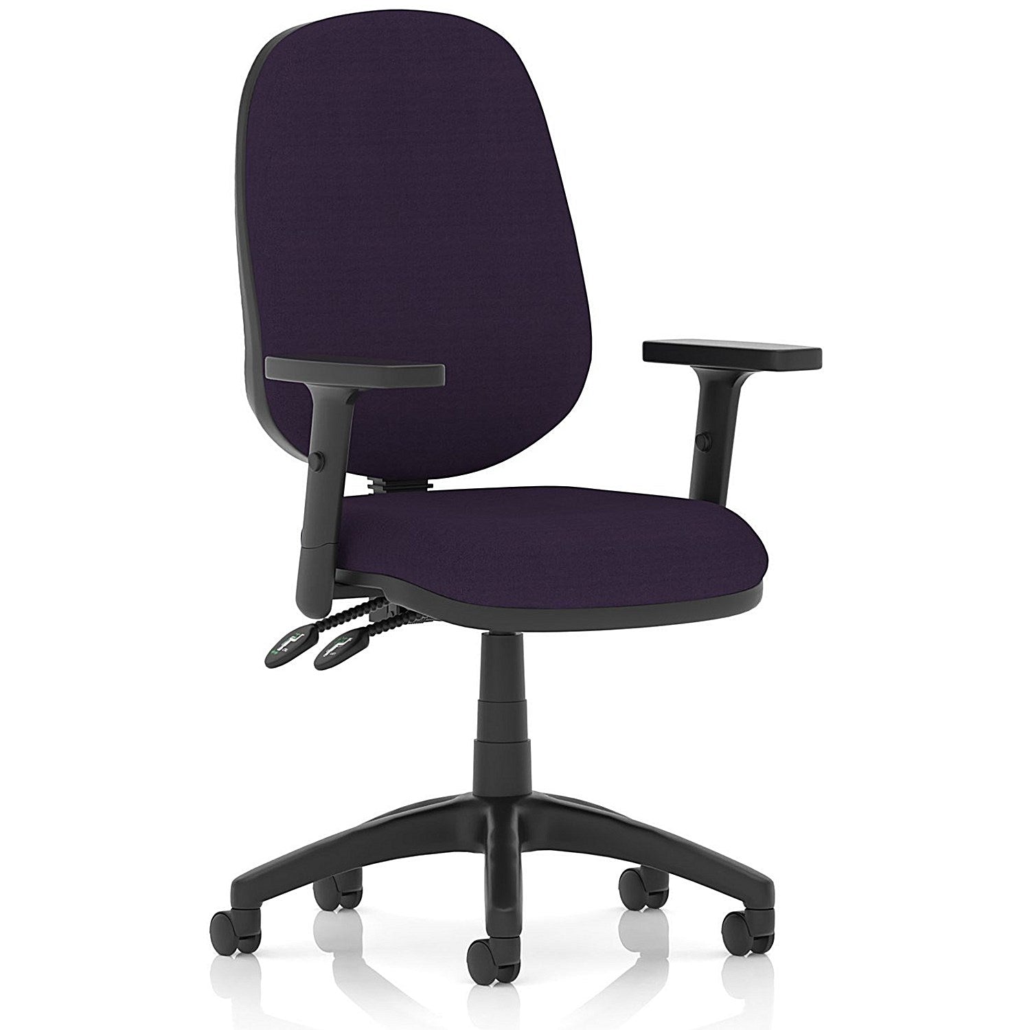Luna II Lever Task Operator Chair, With Height Adjustable Arms, Tansy Purple Easy2Order : KCUP4408