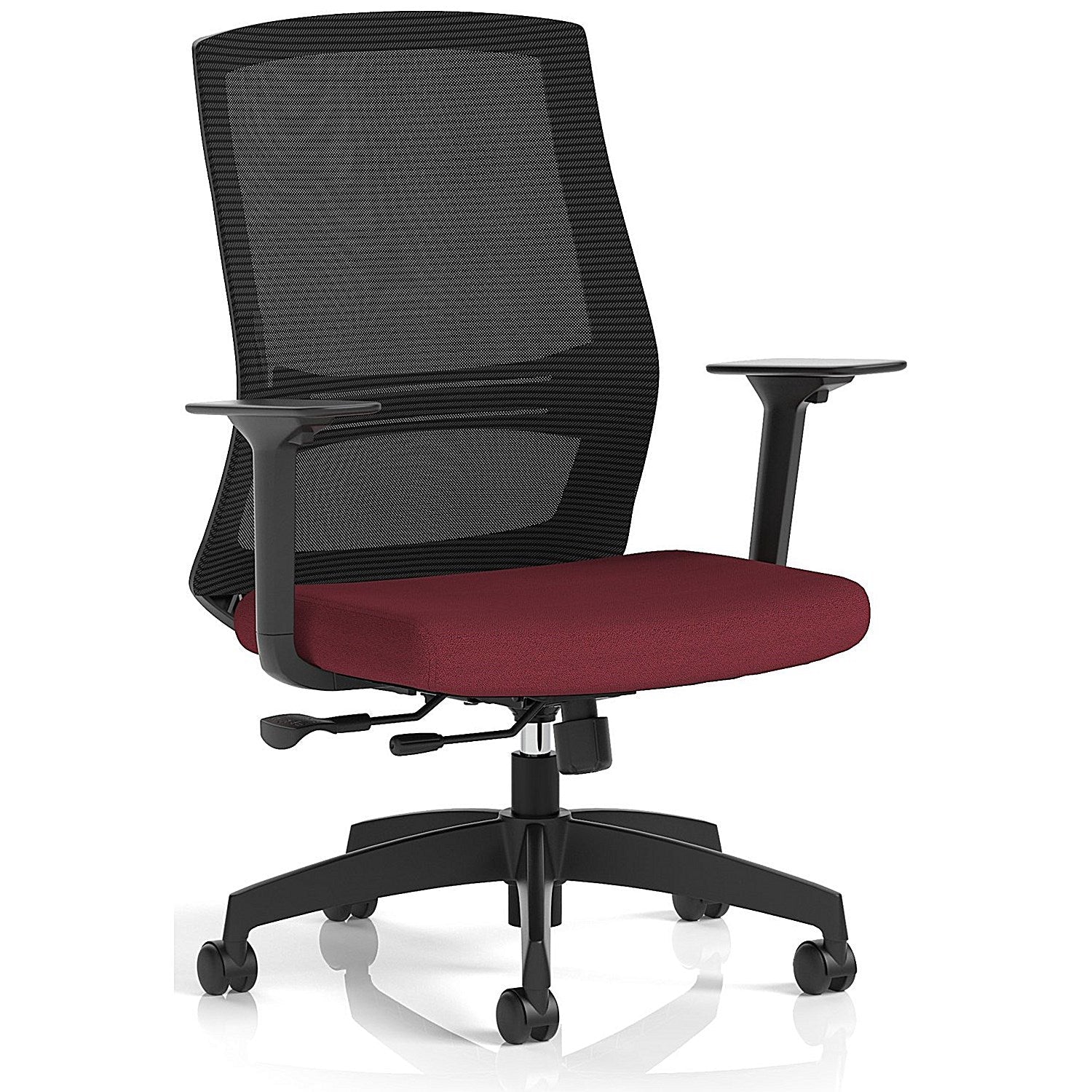 Ventra Mesh Back Task Operator Chair, Height Adjustable Arms, Ginseng Chilli Easy2Order : KCUP4410