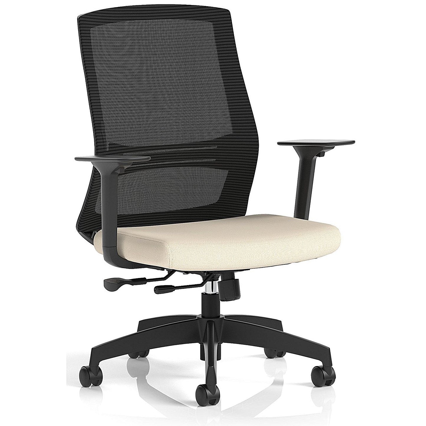 Ventra Mesh Back Task Operator Chair, Height Adjustable Arms, Quest Salt Easy2Order : KCUP4425